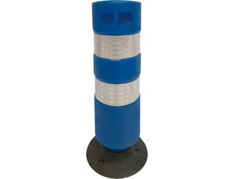 BALIZA H75 D.20CM C/BASE AZUL (1107-EX)