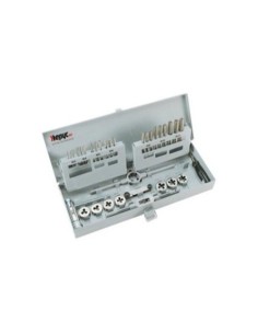 JUEGO MACHOS Y COJINETES HSS M3-M12 HEPYC
