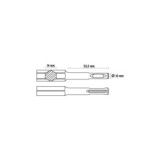 PUNTERO CINCEL SDS PLUS 250 MM HEPYC 1401