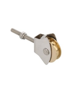POLEA TENDEDERO MODELO 23 ACERO INOXIDABLE ROLDANA LATÓN 50MM