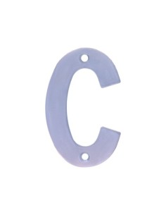 LETRA C ACERO INOXIDABLE 18/8 100MM AMIG 6764