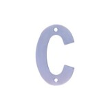 LETRA C ACERO INOXIDABLE 18/8 100MM AMIG 6764