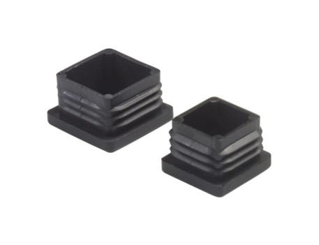 CONTERA INTERIOR CUADRADA 45X45 MM PLASTICO NEGRO AMIG