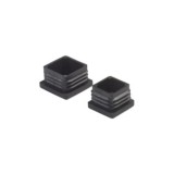 CONTERA INTERIOR CUADRADA 45X45 MM PLASTICO NEGRO AMIG