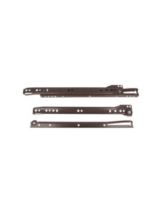 GUÍAS METÁLICAS PARA CAJONES 350MM MARRÓN EPOXI AMIG