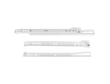 GUÍAS METÁLICAS PARA CAJONES BLANCO EPOXI 250 MM AMIG