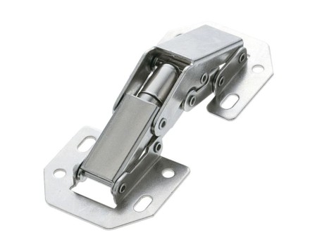 BISAGRA DE CANGREJO ACERO NIQUELADO 100X44 MM AMIG