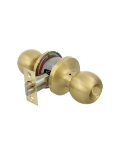 POMO BOLA 610 LATÓN MATE ENTRADA CON LLAVE AMIG