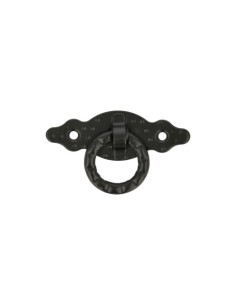 TIRADOR HORIZONTAL AMIG 1000 ACERO NEGRO 80X28MM