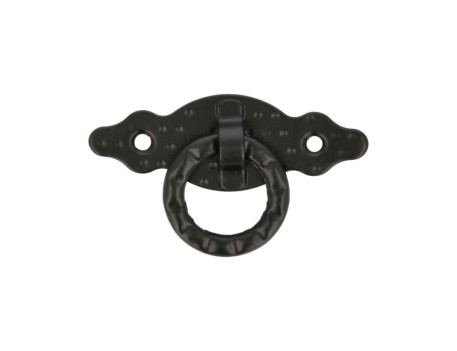 TIRADOR HORIZONTAL AMIG 1000 ACERO NEGRO 80X28MM