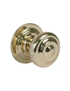 POMO PUERTA LATÓN BARNIZADO DIÁMETRO 70 MM AMIG