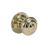 POMO PUERTA LATÓN BARNIZADO DIÁMETRO 70 MM AMIG