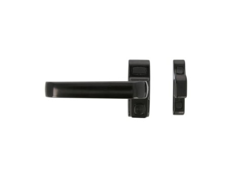 MANILLA GAMMA ALUMINIO NEGRO IZQUIERDA 122X70 MM