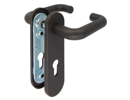 MANILLA PUERTA ACERO+POLIPROPILENO 172X46MM 3PB72