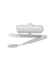 CIERRAPUERTAS AJUSTABLE ALUMINIO BLANCO AMIG 777