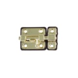 PASADOR CERROJO DE SOBREPONER LATONADO BARNIZ AMIG 383-35