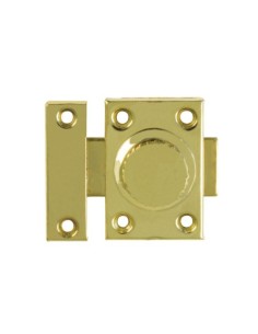 PASADOR DE SOBREPONER LATONADO BARNIZADO AMIG 35X50MM