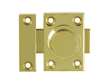 PASADOR DE SOBREPONER LATONADO BARNIZADO AMIG 35X50MM