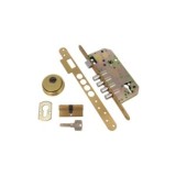 CERRADURA DE EMBUTIR PARA PUERTAS DE MADERA CROMO MATE 60 MM AMIG