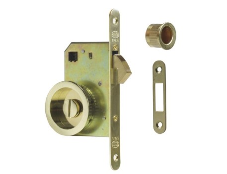 KIT CERRADURA AMIG MOD.611-50 CROMADO MATE