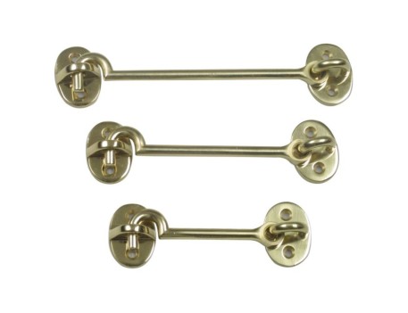 ALDABILLA DE LATÓN PULIDO PARA CONTRAVENTANA 5X100 MM AMIG