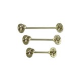 ALDABILLA DE LATÓN PULIDO PARA CONTRAVENTANA 5X75 MM AMIG