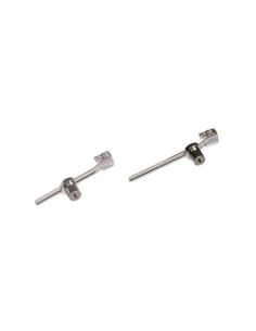 CERRADURA PARA VITRINA DE SOBREPONER NIQUEL 120MM AMIG