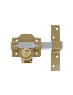 CERROJO DE SEGURIDAD SOBREPONER ACABADO MARTELE 105X170 MM
