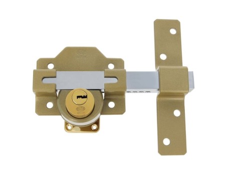 CERROJO DE SEGURIDAD SOBREPONER ACABADO MARTELE 105X170 MM