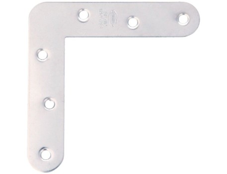 ESCUADRA DE REFUERZO METÁLICA BICROMATADA 80MM AMIG