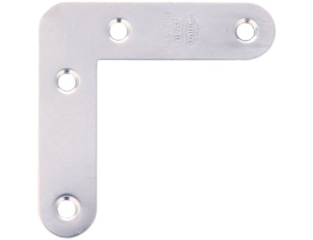 ESCUADRA DE REFUERZO DE ACERO BICROMATADO 60 MM AMIG