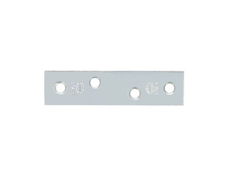 PLACA DE REFUERZO RECTA ACERO ZINCADO 80MM AMIG