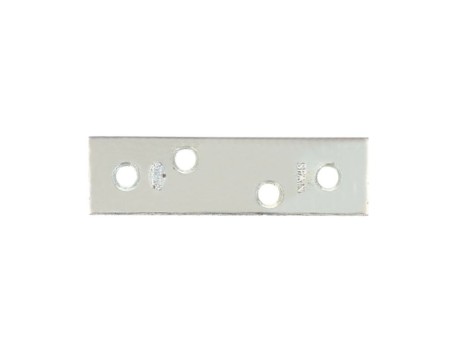 PLACA RECTA DE ACERO ZINCADO 60MM AMIG