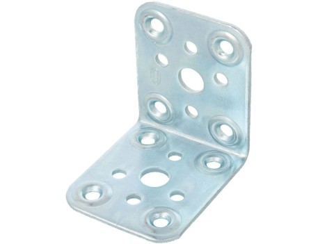ÁNGULO DE REFUERZO ACERO ZINCADO 60X50 MM AMIG 300