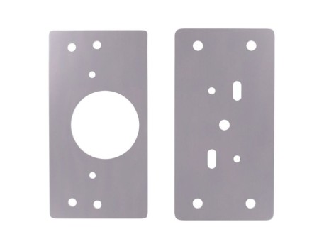 PLACA DE REPARACIÓN PARA BISAGRA DE CAZOLETA 35 MM INOX