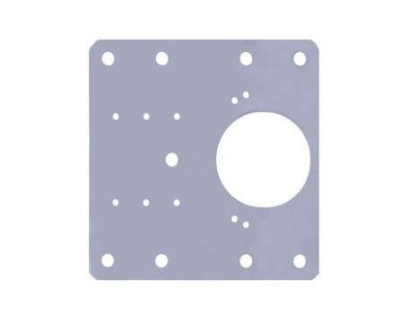 PLACA REPARACIÓN BISAGRAS CAZOLETA 90X90MM ACERO INOXIDABLE BC01