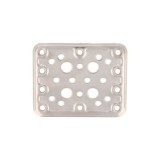 PLACA DE UNIÓN ACERO BICROMATADO 120X100MM AMIG 504