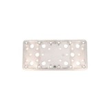 PLACA DE UNIÓN PARA MADERA ACERO BICROMATADO 185X90MM AMIG