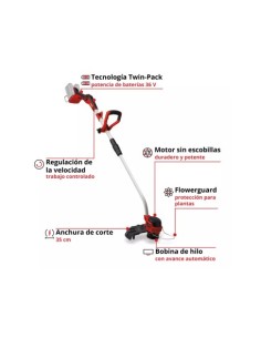 RECORTABORDES GP-CT 36/35 LI BL-SOLO EINHELL 2