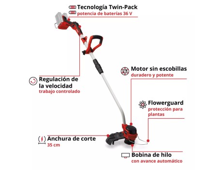 RECORTABORDES GP-CT 36/35 LI BL-SOLO EINHELL