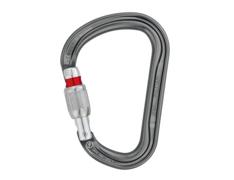 MOSQUETÓN ASIMÉTRICO WILLIAM PETZL ALUMINIO  M36A SL