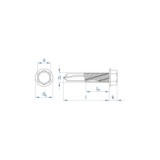 TORNILLO AUTOTALADRANTE PARA VIGA INDEX 5,5X60 MM