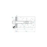 ANCLAJE METÁLICO MACHO ZINCADO PARA CARGAS ALTAS M12X160 INDEX