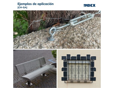ANCLAJE METÁLICO CON GANCHO PARA HORMIGÓN INDEX