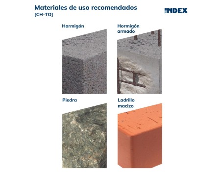 ANCLAJE METÁLICO ANTIGIRO M8X80MM INDEX