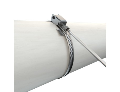 ABRAZADERA SINFIN ACERO INOX PARA TUBOS 70-90 MM INDEX