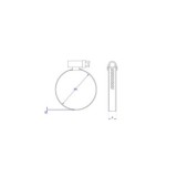 ABRAZADERA SINFIN ACERO INOX PARA TUBOS 70-90 MM INDEX