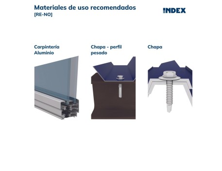 REMACHE DE ALUMINIO CABEZA ALOMADA 4.8X26 INDEX