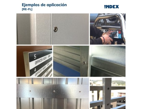 REMACHE ALUMINIO CABEZA ALOMADA FLOR 4,8X18 MM INDEX