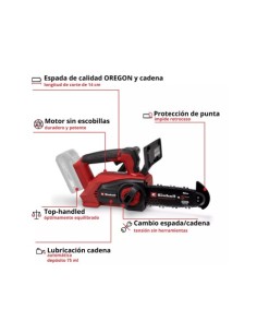 MOTOSIERRA ATERRIZAJE FORTEXXA 18/20 TH 50CM 18V EINHELL 2